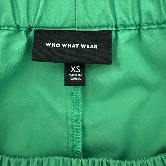 Who What Wear‎ Women’s Enchanted Emerald Green Off the Shoulder Midi Dress XS - Picture 7 of 9